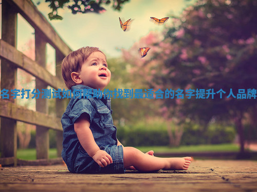 名字打分测试如何帮助你找到最适合的名字提升个人品牌