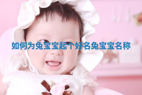 如何为兔宝宝起个好名_兔宝宝名称