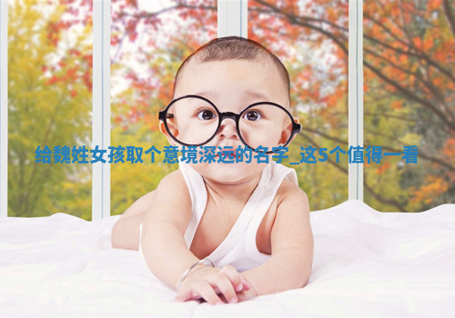 魏姓意境深远的女孩名字