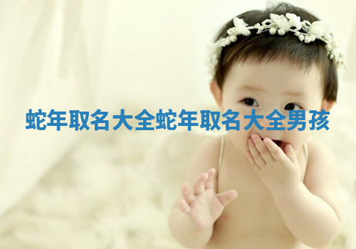 蛇年取名大全 蛇年取名大全男孩